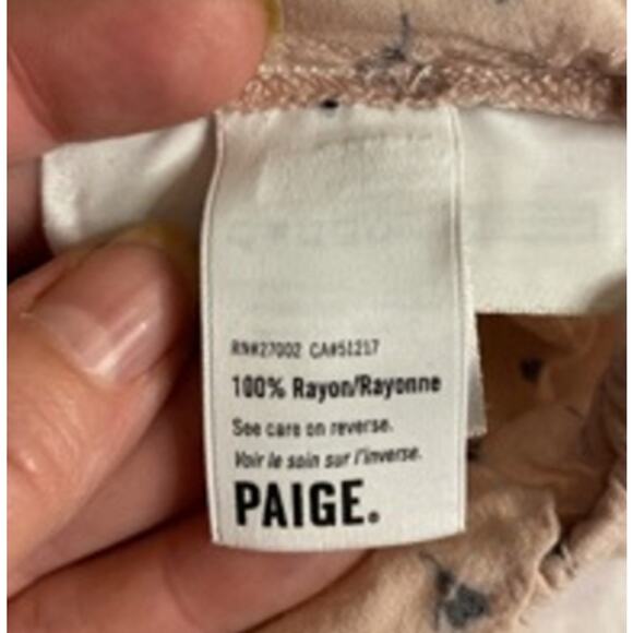 Romantic Cottagecore Ruffle Blouse Blush Floral Paige XS - Picture 4 of 5